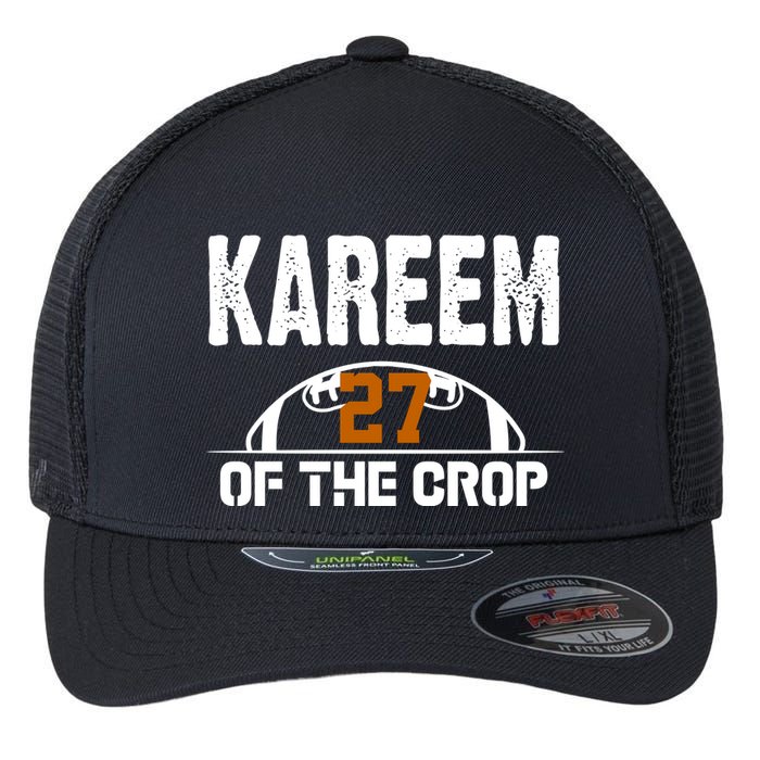 Kareem Of The Crop Number 27 Football Flexfit Unipanel Trucker Cap
