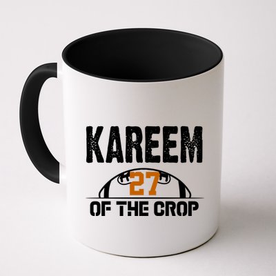 Kareem Of The Crop Number 27 Football Coffee Mug