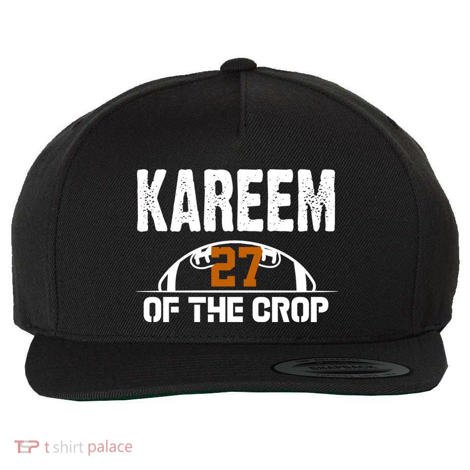 Kareem Of The Crop Number 27 Football Wool Snapback Cap