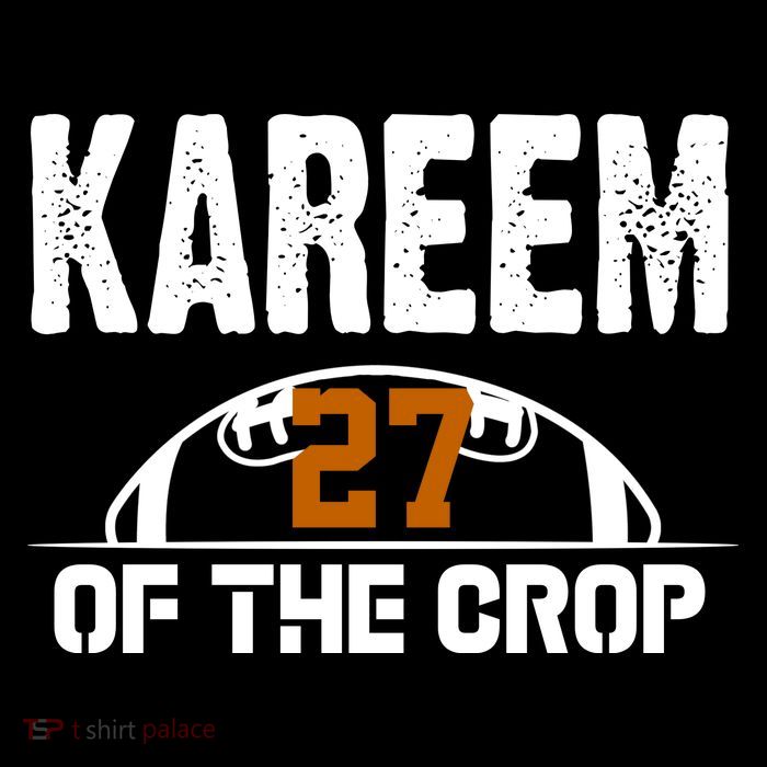 Kareem Of The Crop Number 27 Football Wool Snapback Cap