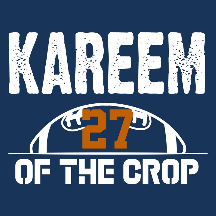 Kareem Of The Crop Number 27 Football Apron
