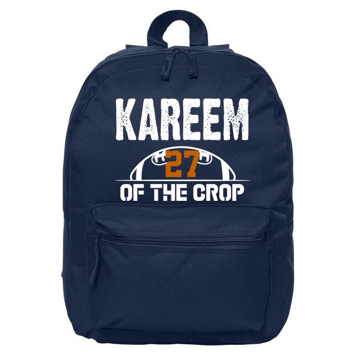 Kareem Of The Crop Number 27 Football 16 in Basic Backpack