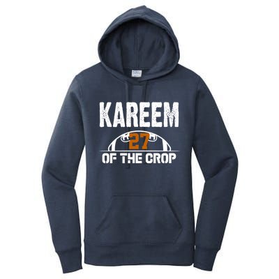 Kareem Of The Crop Number 27 Football Women's Pullover Hoodie