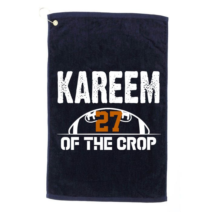 Kareem Of The Crop Number 27 Football Golf Towel