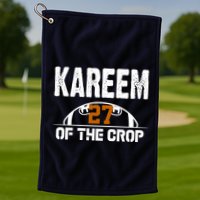Kareem Of The Crop Number 27 Football Golf Towel