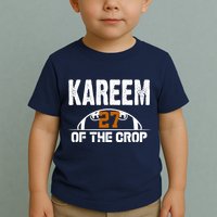 Kareem Of The Crop Number 27 Football Toddler T-Shirt