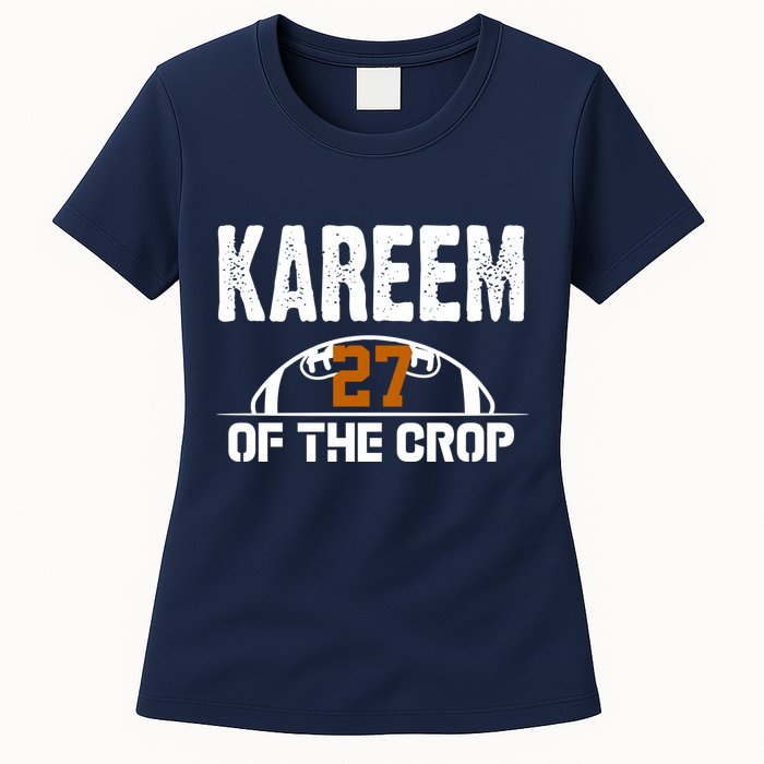Kareem Of The Crop Number 27 Football Womens T-Shirt