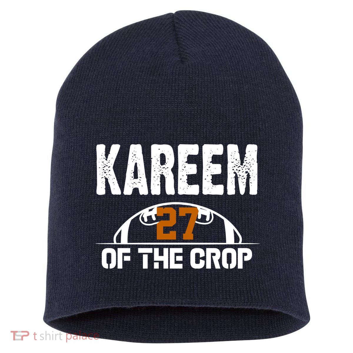 Kareem Of The Crop Number 27 Football Short Acrylic Beanie
