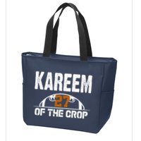 Kareem Of The Crop Number 27 Football Zip Tote Bag