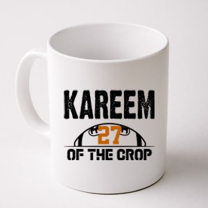 Kareem Of The Crop Number 27 Football Coffee Mug