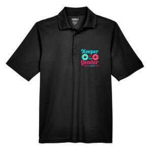 Keeper of the Gender Auntie donuts Gender Reveal Party Men's Origin Performance Pique Polo