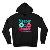 Keeper of the Gender Auntie donuts Gender Reveal Party Hoodie