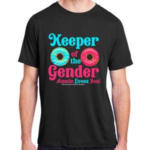 Keeper of the Gender Auntie donuts Gender Reveal Party Adult ChromaSoft Performance T-Shirt