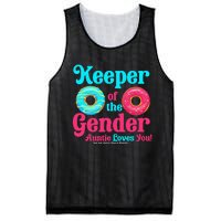 Keeper of the Gender Auntie donuts Gender Reveal Party Mesh Reversible Basketball Jersey Tank