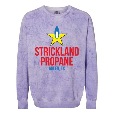 King Of The Hill Strickland Propane Arlen Tx Colorblast Crewneck Sweatshirt