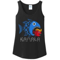 Kamala Over Trump Blue Wave Big Fish Eats Small Fish Ladies Essential Tank