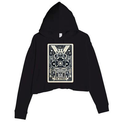 King Of The Street Crop Fleece Hoodie