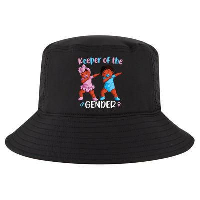 Keeper Of The Gender Reveal Black Baby Announcement Cool Comfort Performance Bucket Hat