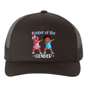 Keeper Of The Gender Reveal Black Baby Announcement Yupoong Adult 5-Panel Trucker Hat