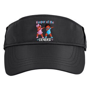 Keeper Of The Gender Reveal Black Baby Announcement Adult Drive Performance Visor