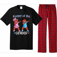 Keeper Of The Gender Reveal Black Baby Announcement Pajama Set