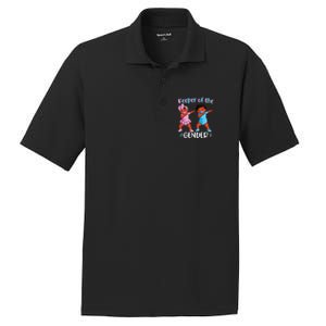 Keeper Of The Gender Reveal Black Baby Announcement PosiCharge RacerMesh Polo