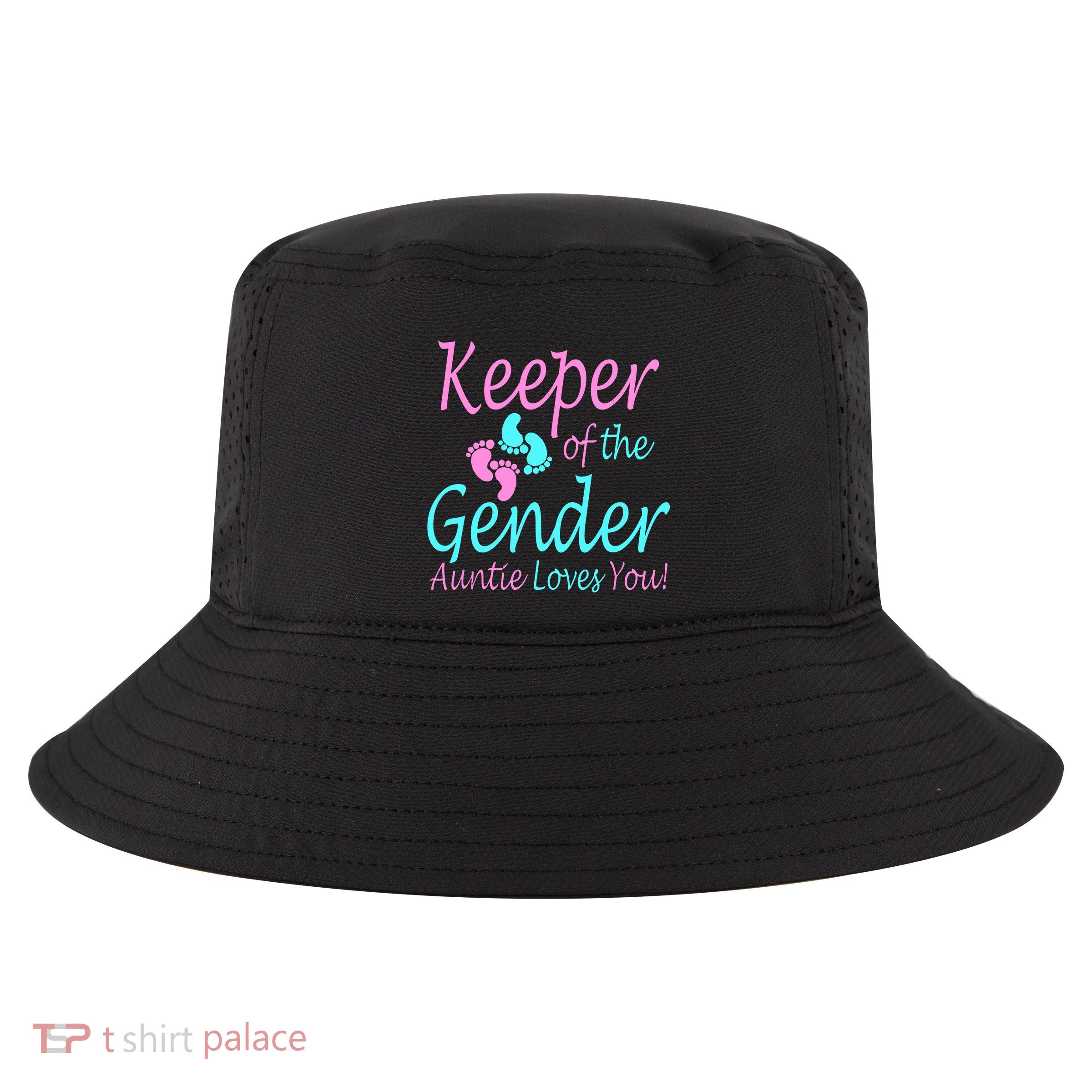 Keeper Of The Gender Auntie Love You Cool Comfort Performance Bucket Hat