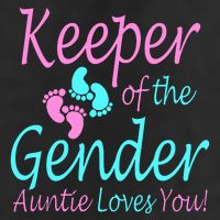 Keeper Of The Gender Auntie Love You 7 Panel Mesh Trucker Snapback Hat