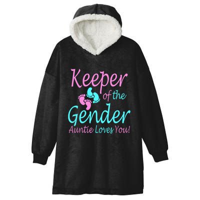 Keeper Of The Gender Auntie Love You Hooded Wearable Blanket
