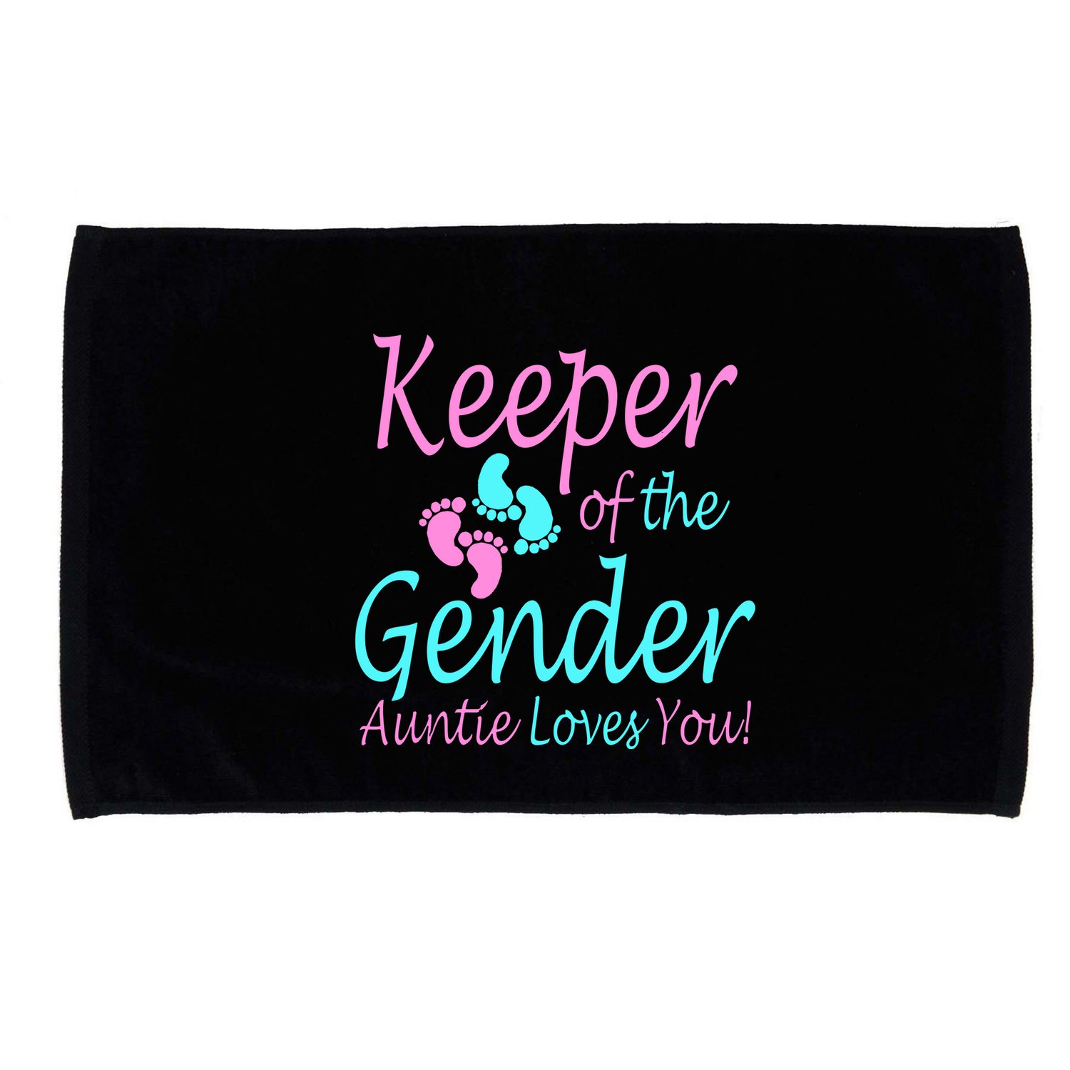 Keeper Of The Gender Auntie Love You Microfiber Hand Towel