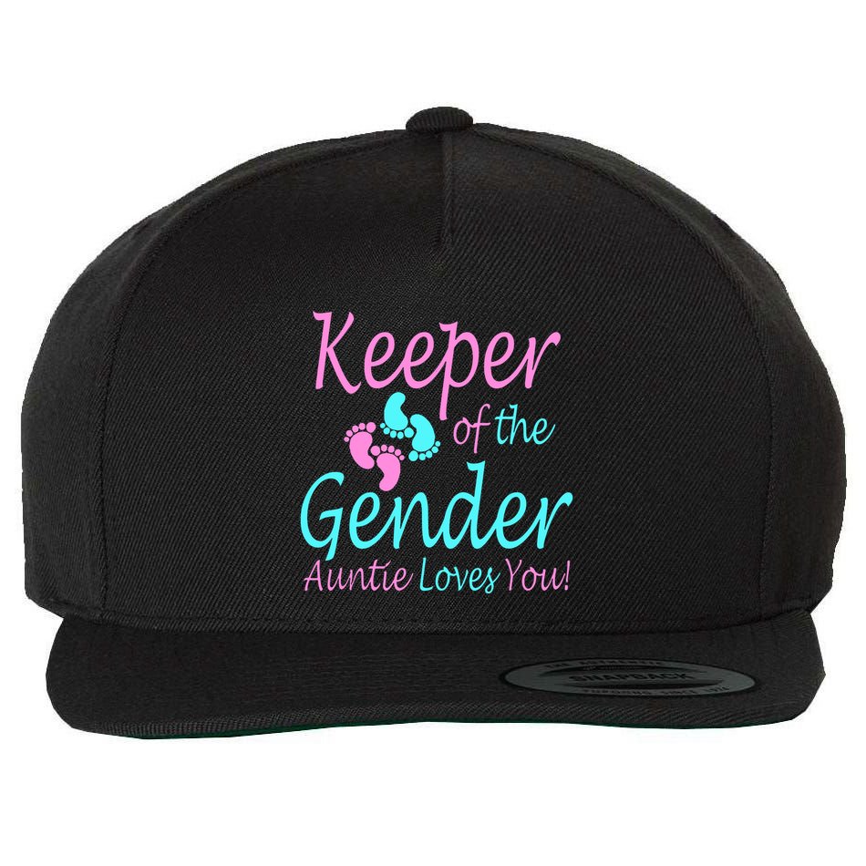 Keeper Of The Gender Auntie Love You Wool Snapback Cap