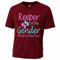 Keeper Of The Gender Auntie Love You Cooling Performance Crew T-Shirt
