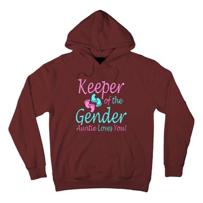 Keeper Of The Gender Auntie Love You Hoodie