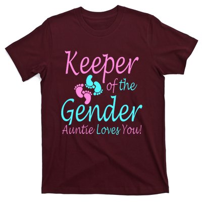 Keeper Of The Gender Auntie Love You T-Shirt