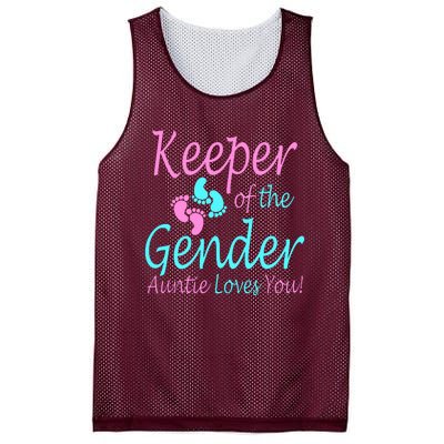 Keeper Of The Gender Auntie Love You Mesh Reversible Basketball Jersey Tank