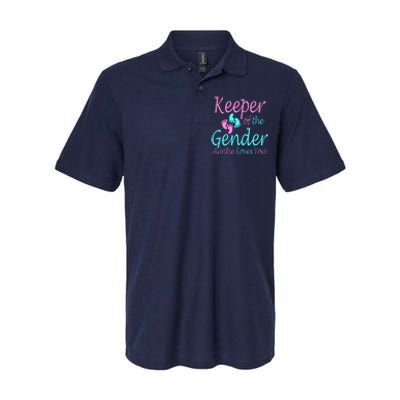 Keeper Of The Gender Auntie Love You Softstyle Adult Sport Polo