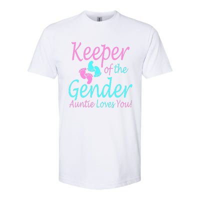 Keeper Of The Gender Auntie Love You Softstyle CVC T-Shirt