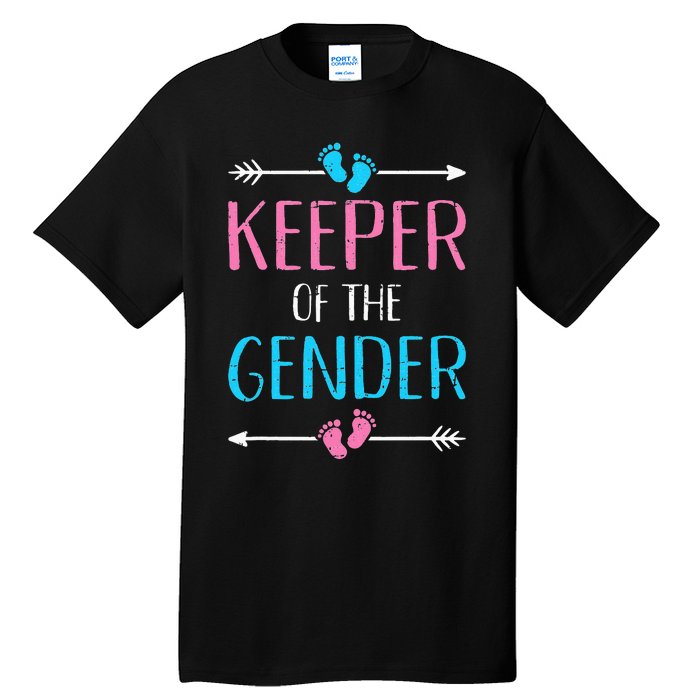 Keeper of the gender reveal baby announcement party supplies Tall T-Shirt