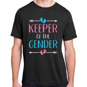 Keeper of the gender reveal baby announcement party supplies Adult ChromaSoft Performance T-Shirt