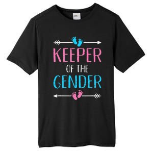 Keeper of the gender reveal baby announcement party supplies Tall Fusion ChromaSoft Performance T-Shirt