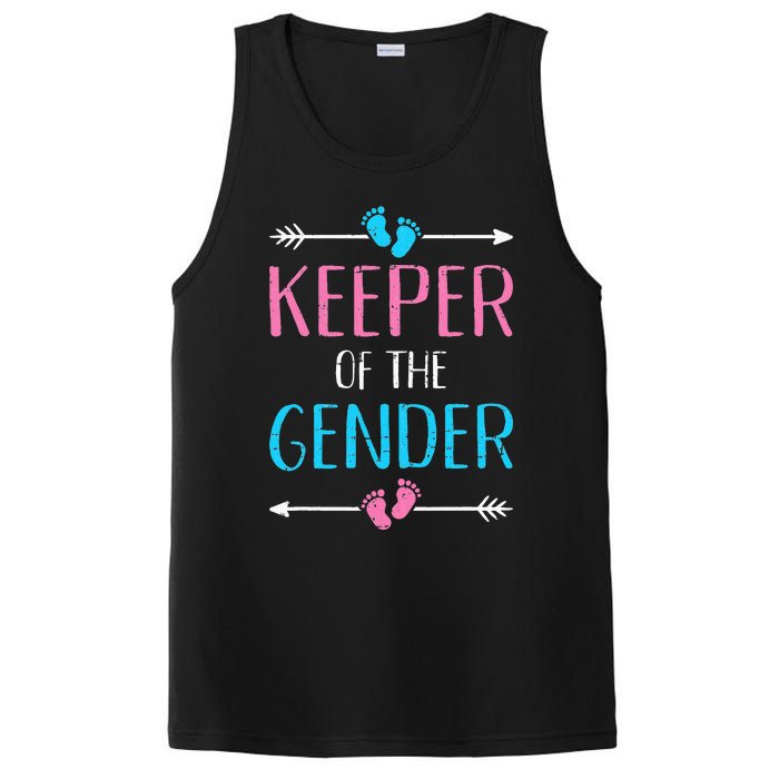 Keeper of the gender reveal baby announcement party supplies PosiCharge Competitor Tank