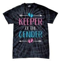 Keeper of the gender reveal baby announcement party supplies Tie-Dye T-Shirt