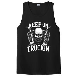 Keep On Truckin' Truck Driver Gift PosiCharge Competitor Tank