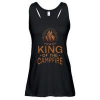 King Of The Campfire Vintage Ladies Essential Flowy Tank