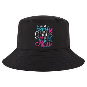 Keeper Of The Gender Auntie Loves You Aunt Baby Announcement Cool Comfort Performance Bucket Hat