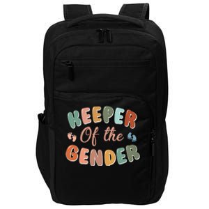 Keeper of the Gender Cute Baby Gender Reveal Party Gift Impact Tech Backpack