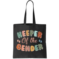 Keeper of the Gender Cute Baby Gender Reveal Party Gift Tote Bag