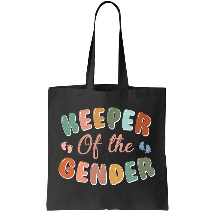 Keeper of the Gender Cute Baby Gender Reveal Party Gift Tote Bag