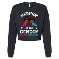 Keeper Of The Gender Auntie Loves You African American Baby Cropped Pullover Crew