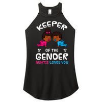 Keeper Of The Gender Auntie Loves You African American Baby Women's Perfect Tri Rocker Tank